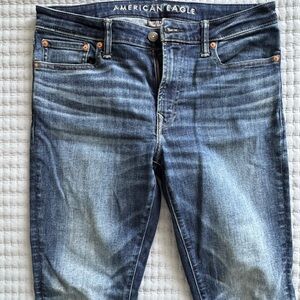 American Eagle Blue Skinny Jeans